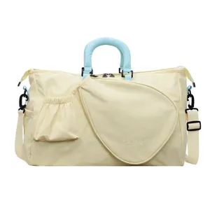 Grande borsa da tennis per badminton, elegante borsa sportiva a tracolla per viaggio.