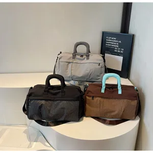 Large capacity fitness travel duffel bag for gym, sports, outdoor and casual daily use.
