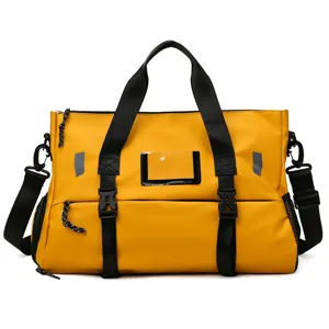 Borsa da Palestra Impermeabile Sportiva Fitness Viaggio Borsone con Scomparto Scarpe