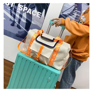 Bolsa de viaje deportiva de tela oxford gran capacidad con separación húmedo seco para gimnasio