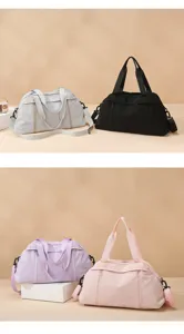 Dettagli della grande borsa da viaggio, borsa sportiva fitness casual per le donne.