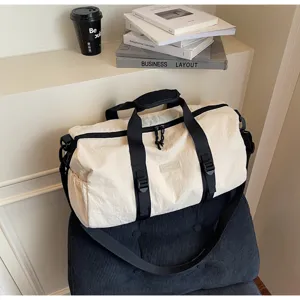 Casual travel duffel bag waterproof gym shoulder crossbody bag versatile large storage