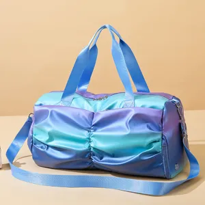 Borsa da viaggio sportiva con gradiente grande capacita palestra fitness per uomo e donna