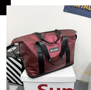 Borsa da palestra viaggio impermeabile estendibile con separazione umido secca capacità.