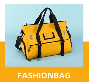 Borsa da palestra impermeabile con scomparto scarpe e separazione per fitness e viaggio.