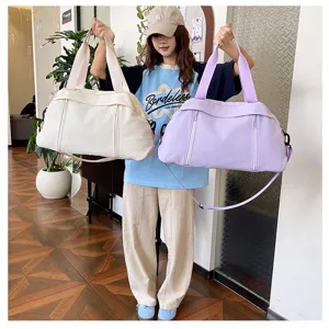 Grande borsa da viaggio sportiva impermeabile separazione asciutto borsa a tracolla per donne