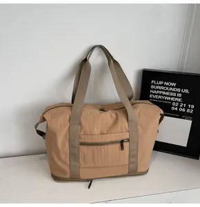 Grosse kapazitaet reise tasche sport fitness duffel tasche erweiterbare gepaecktasche
