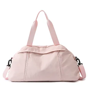Borsa da palestra rosa grande capacita impermeabile borsa da viaggio yoga per donne