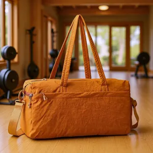 Large Capacity Waterproof Oxford Cloth Gym Duffel Bag With Wet Dry Separation And Shoe Compartment For Travel Fitness Sports