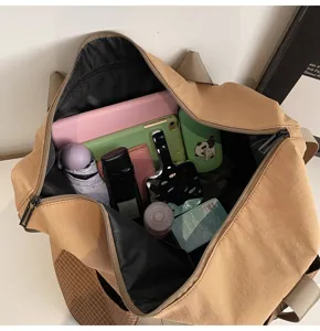 Große Kapazität Sporttasche Reisetasche Damen Fitness Bag mit Nassfach und Schuhfach.