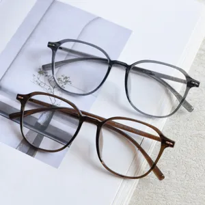 Montura de gafas fina TR90, gafas ópticas elegantes de lentes transparentes para hombre y mujer.