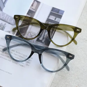 Retro cat eye glasses frame vintage optical eyewear anti blue light stylish clear frames for women