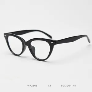 Classic black cat eye glasses frame for men and women vintage optical frame retro eyewear.