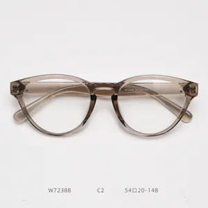 TR90 vintage cat-eye optical glasses frame for women and men, clear prescription eyewear.