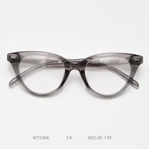Retro cat eye glasses frame for men and women trendy clear optical eyewear daily fashion wear