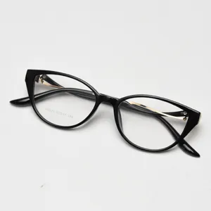 Stylish black cat eye eyeglass frames for women TR90 optical glasses optical frame new