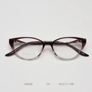 Cat eye TR90 optical eyeglass frame stylish prescription glasses women eyewear 52mm