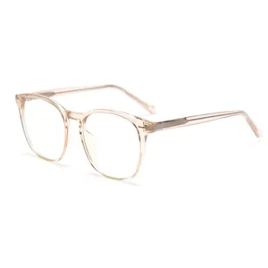 Gafas de vista transparentes gran montura óptica para mujer hombre estilo retro moda chic