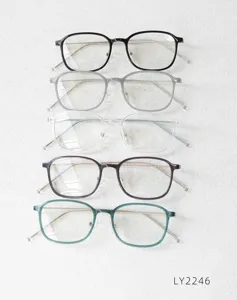 Korean style thin rim TR90 optical glasses frames, available in multi colors for daily wear.