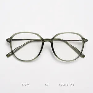 TR90 metal slim frame optical glasses detailed view, stylish lightweight prescription frame.