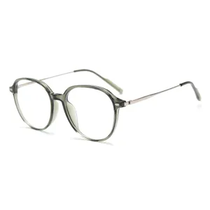 TR90 Thin Rim Round Eyeglass Frame Optical Glasses Clear Lens For Men And Women Main View