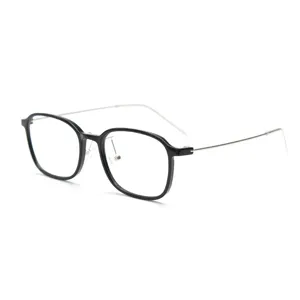 Korean Style Thin Rim TR90 Optical Glasses Frame Unisex Fashion Clear Lens Eyewear