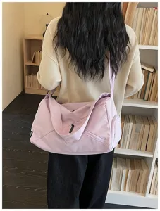 Sac de voyage de sport en toile pour femmes fitness entrainement yoga sac de week-end.