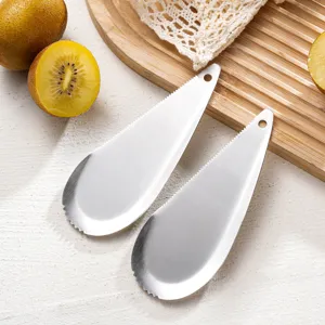 Cucchiaio per kiwi in acciaio inox sbucciatore di frutta coltello scava avocado utile