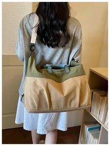 Gran bolsa de viaje capacidad elegante ligera bandolera para deportes y viajes cotidianos.