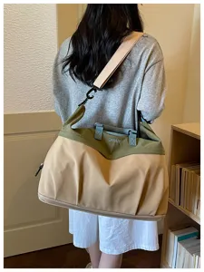 Gran bolsa de viaje capacidad elegante ligera deportiva gimnasio fitness fin de semana
