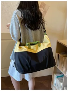 Gran bolsa de viaje extensible, bolso deportivo ligero para fitness y desplazamientos.