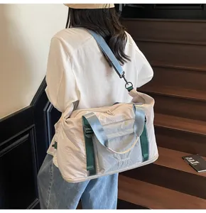 Gran bolsa de viaje para mujer de gran capacidad ligero ocio deporte fitness bolso de mano