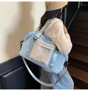 Bolso de viaje mujer gran capacidad elegante ligero deporte fitness bolsa para viaje