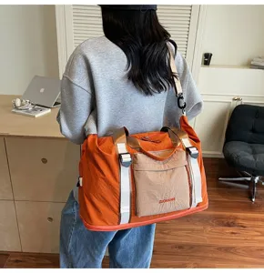 Gran bolsa de viaje para mujer ligera deportiva fitness weekender bolso de fin de semana