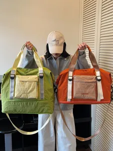 Bolso de viaje grande impermeable para gimnasio y fitness bandolera para mujer.