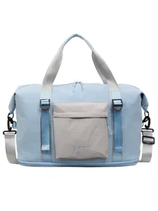 Bolso de viaje grande para mujer, ligero para deporte fitness y equipaje de viaje corto.