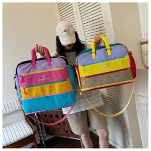 Bunte große Reise-Sporttasche für Damen leichtes Freizeittraining Yoga-Gepäcktasche