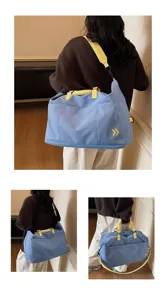 Large capacity travel duffel bag for gym, sports, and weekend trips, durable and convenient.