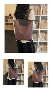 Zaino casual da donna per il lavoro, leggero, grande capacità, elegante borsa da viaggio.