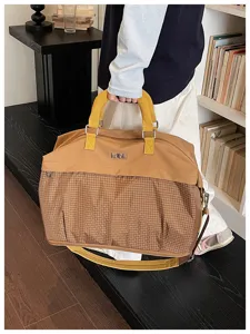 Grande capacita borsa da viaggio borsone leggero portatile per fine settimana palestra sport