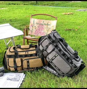 Large capacity multi-purpose travel duffel bag waterproof gym sports bag for outdoor hiking.
