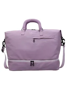 Large capacity travel duffel bag for women and men, fitness sports gym bag with shoe compartment.