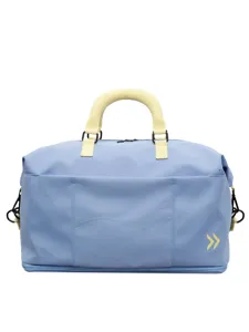 Large capacity travel duffel bag light blue weekender bag for women and men gym sports luggage