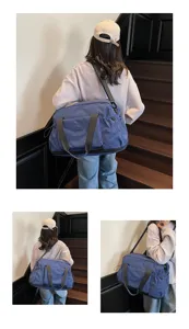 Leichte Reisetasche mit großer Kapazität und Schultergurt für Fitness und Sport.