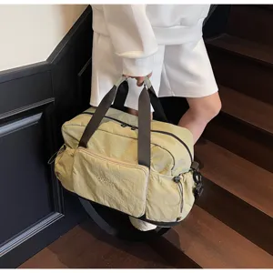 Große Kapazität Reise Sporttasche Leichte Fitness Tasche mit Schultergurt für Damen