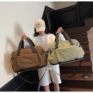 Grosse Kapazitaet Reise-Duffelbag leichte Fitness-Tasche mit Schultergurt fuer Damen.