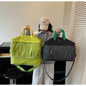 Bolsas de viaje gran capacidad para mujer y hombre, bolsa de deporte ligera y portatil.