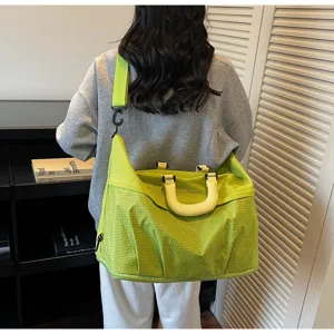 Bolso de viaje grande impermeable bolsa de deporte bandolera fitness para mujer y hombre