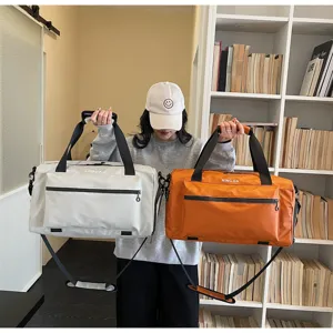 Gran capacidad bolso de viaje de moda ligero deporte fitness bolso cruzado mujeres