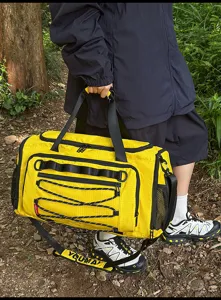 Gran capacidad bolsa de viaje al aire libre para hombre bolsa de deporte fitness impermeable